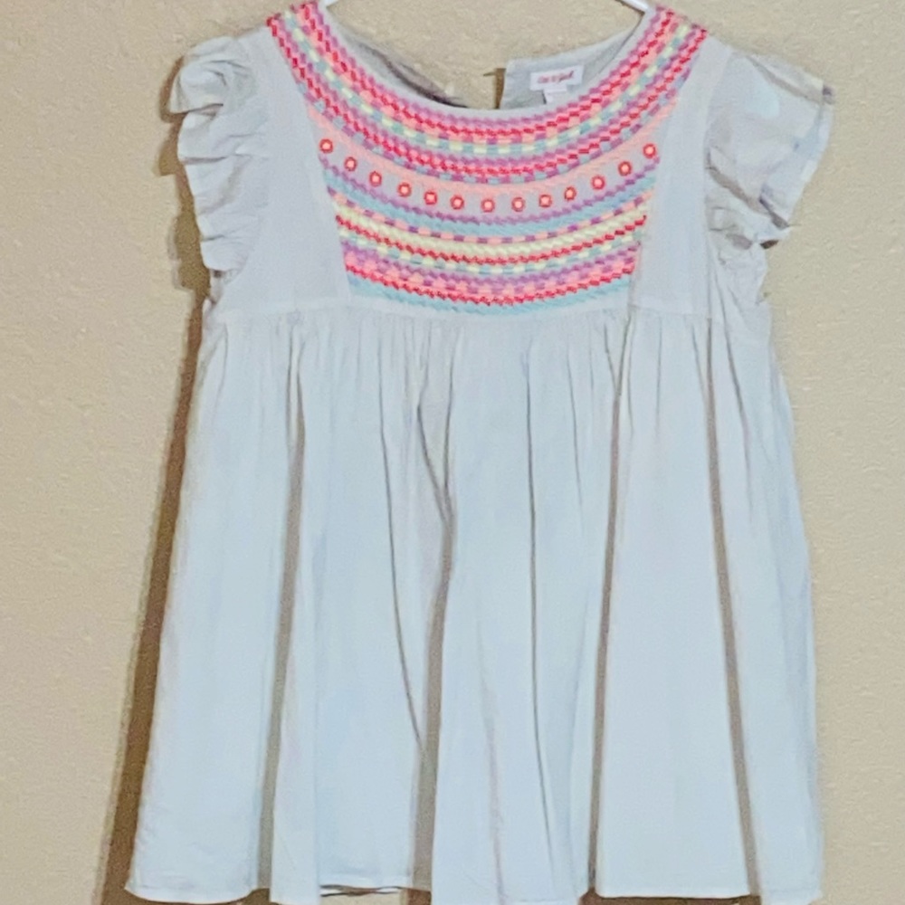 Girls top cat and jack brand. Size Large